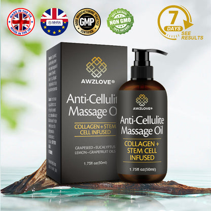 Awzlove® Luxurious Collagen & Stem Cell Anti-Cellulite Massage Oil🎉 (🔥70% Off for a Limited Time!) 💜