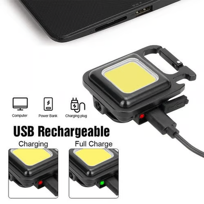 Last Day Promotion 50% OFF🔥TIMNAMY® Multifunctional Keychain Rechargeable Light