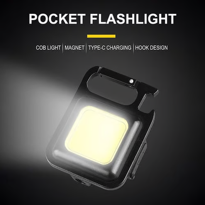 Last Day Promotion 50% OFF🔥TIMNAMY® Multifunctional Keychain Rechargeable Light