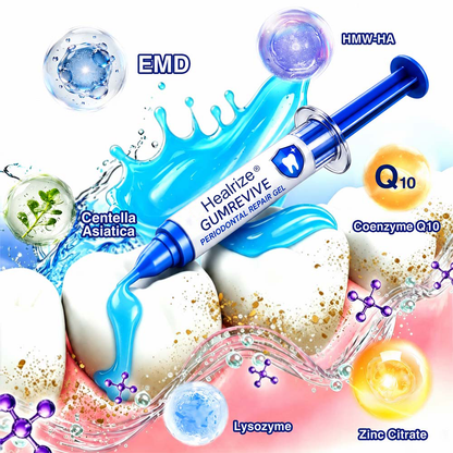 Healrize® GumRevive Periodontal Repair Gel (for bleeding gums, receding gums, and loose teeth)🥰☀️