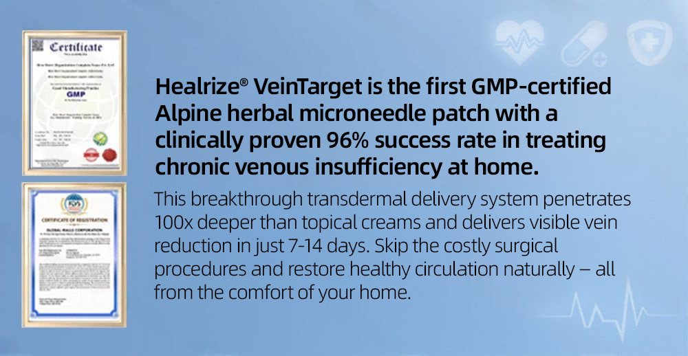 🇬🇧👨‍⚕️👍✅Healrize® VeinTarget Microneedle Patch⚡Instant Relief, Long-Term Results🍉❤️