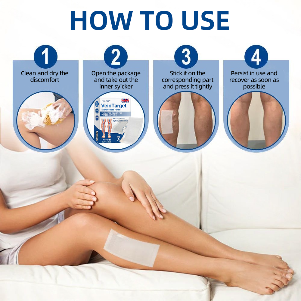 🇬🇧👨‍⚕️👍✅Healrize® VeinTarget Microneedle Patch⚡Instant Relief, Long-Term Results🍉❤️