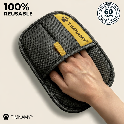TIMNAMY® Electrostatic Pet Hair Removal Glove – Lifts Embedded Fur in Seconds,🚨 Reusable & Washable, Works on Sofas, Clothes & Cars🩵