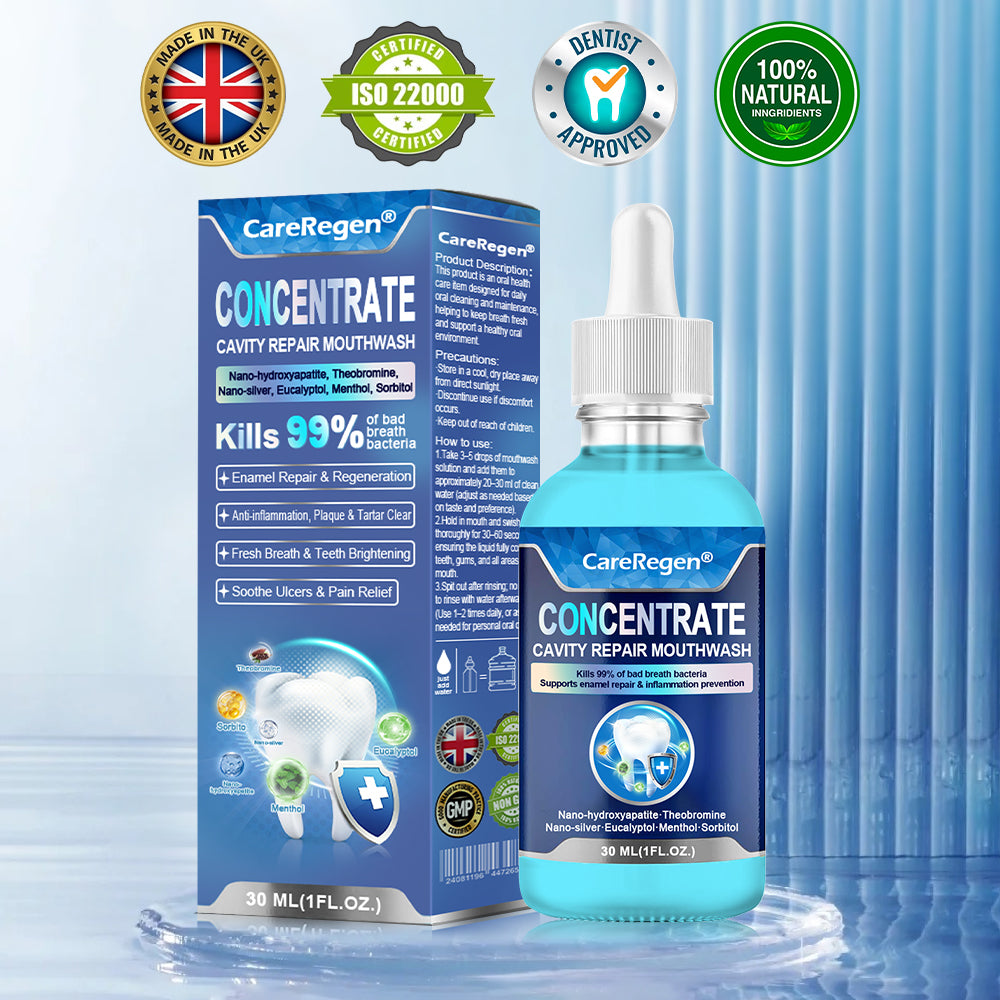 Official Store：🏆CareRegen® CONCENTRATE REPAIR MOUTHWASH(Dentist recommended)(Flying Off the Shelves: 100,000 Bottles Sold!)🎀