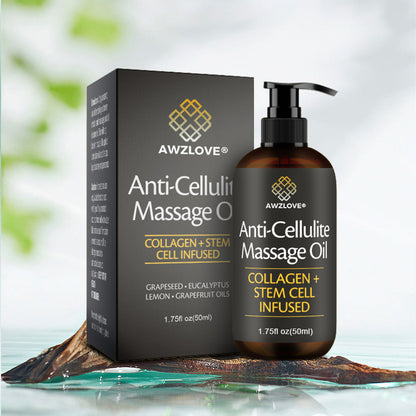 Awzlove® Luxurious Collagen & Stem Cell Anti-Cellulite Massage Oil🎉 (🔥70% Off for a Limited Time!) 💜