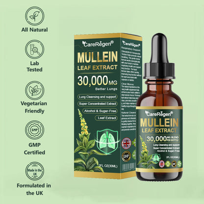 𝗢𝗳𝗳𝗶𝗰𝗶𝗮𝗹 𝗦𝘁𝗼𝗿𝗲:CareRegen®𝗢𝗿𝗴𝗮𝗻𝗶𝗰 𝗟𝘂𝗻𝗴 𝗖𝗹𝗲𝗮𝗻𝘀𝗶𝗻𝗴 𝗠𝘂𝗹𝗹𝗲𝗶𝗻 𝗟𝗲𝗮𝗳 𝗘𝘅𝘁𝗿𝗮𝗰𝘁 𝗗𝗿𝗼𝗽𝘀 🎀 𝐂𝐥𝐢𝐧𝐢𝐜𝐚𝐥𝐥𝐲 𝐩𝐫𝐨𝐯𝐞𝐧, 𝐡𝐢𝐠𝐡𝐥𝐲 𝐜𝐨𝐧𝐜𝐞𝐧𝐭𝐫𝐚𝐭𝐞𝐝 𝐟𝐨𝐫𝐦𝐮𝐥𝐚 𝐭𝐡𝐚𝐭 𝐫𝐞𝐥𝐢𝐞𝐯𝐞𝐬 𝐜𝐨𝐮𝐠𝐡, 𝐩𝐡𝐥𝐞𝐠𝐦, 𝐚𝐬𝐭𝐡𝐦𝐚 & 𝐂𝐎𝐏𝐃 — 𝐛𝐫𝐞𝐚𝐭𝐡𝐞 𝐞𝐚𝐬𝐢𝐞𝐫, 𝐟𝐚𝐬𝐭𝐞𝐫. 🎀