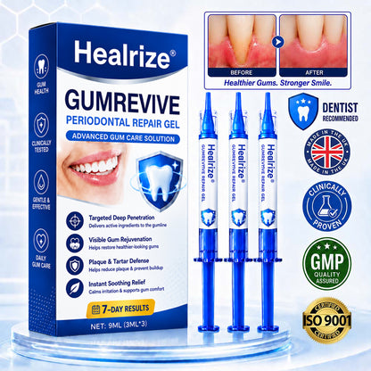 Healrize® GumRevive Periodontal Repair Gel (for bleeding gums, receding gums, and loose teeth)🥰☀️