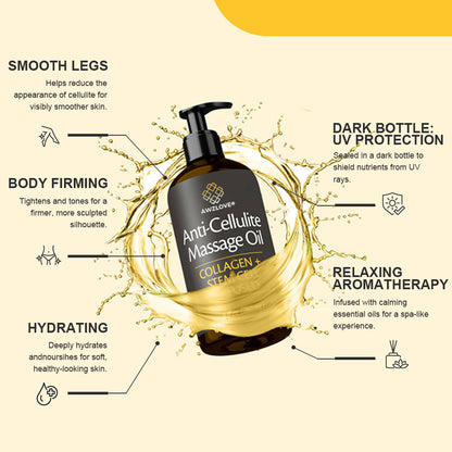 Awzlove® Luxurious Collagen & Stem Cell Anti-Cellulite Massage Oil🎉 (🔥70% Off for a Limited Time!) 💜