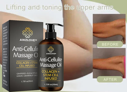 Awzlove® Luxurious Collagen & Stem Cell Anti-Cellulite Massage Oil🎉 (🔥70% Off for a Limited Time!) 💜