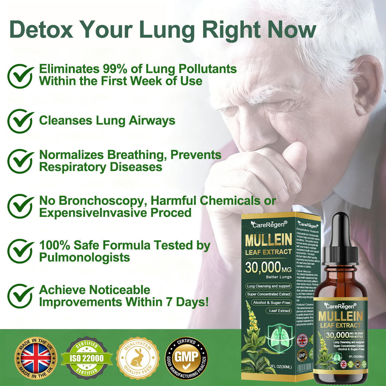 𝗢𝗳𝗳𝗶𝗰𝗶𝗮𝗹 𝗦𝘁𝗼𝗿𝗲:CareRegen®𝗢𝗿𝗴𝗮𝗻𝗶𝗰 𝗟𝘂𝗻𝗴 𝗖𝗹𝗲𝗮𝗻𝘀𝗶𝗻𝗴 𝗠𝘂𝗹𝗹𝗲𝗶𝗻 𝗟𝗲𝗮𝗳 𝗘𝘅𝘁𝗿𝗮𝗰𝘁 𝗗𝗿𝗼𝗽𝘀 🎀 𝐂𝐥𝐢𝐧𝐢𝐜𝐚𝐥𝐥𝐲 𝐩𝐫𝐨𝐯𝐞𝐧, 𝐡𝐢𝐠𝐡𝐥𝐲 𝐜𝐨𝐧𝐜𝐞𝐧𝐭𝐫𝐚𝐭𝐞𝐝 𝐟𝐨𝐫𝐦𝐮𝐥𝐚 𝐭𝐡𝐚𝐭 𝐫𝐞𝐥𝐢𝐞𝐯𝐞𝐬 𝐜𝐨𝐮𝐠𝐡, 𝐩𝐡𝐥𝐞𝐠𝐦, 𝐚𝐬𝐭𝐡𝐦𝐚 & 𝐂𝐎𝐏𝐃 — 𝐛𝐫𝐞𝐚𝐭𝐡𝐞 𝐞𝐚𝐬𝐢𝐞𝐫, 𝐟𝐚𝐬𝐭𝐞𝐫. 🎀