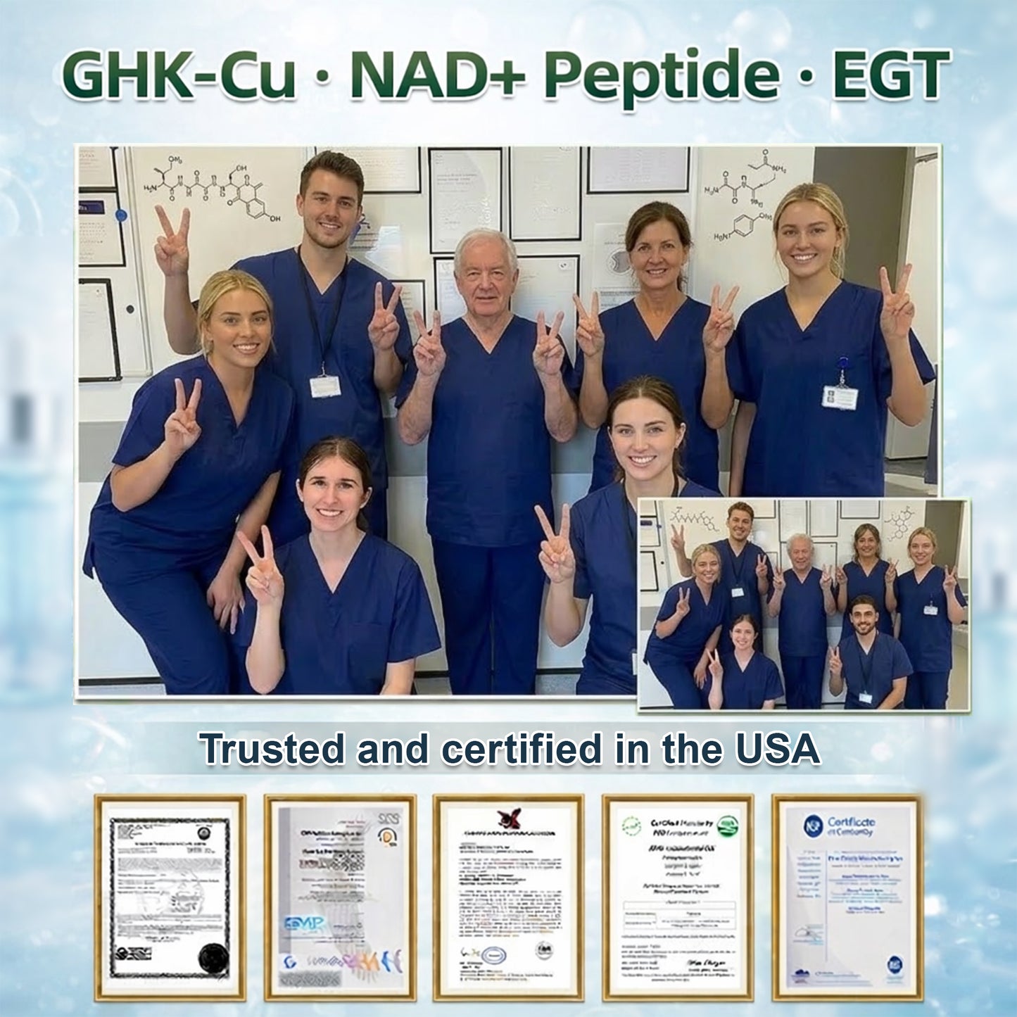 Official Store |Awzlove® GHK-Cu · NAD+ Peptide · EGT 10-in-1 Bio-Hacking Ultimate Ampoule | for Cellular Repair & Skin Longevity,From Acne & Redness to Deep Wrinkles & Laxity (Visible Results in 7 Days)