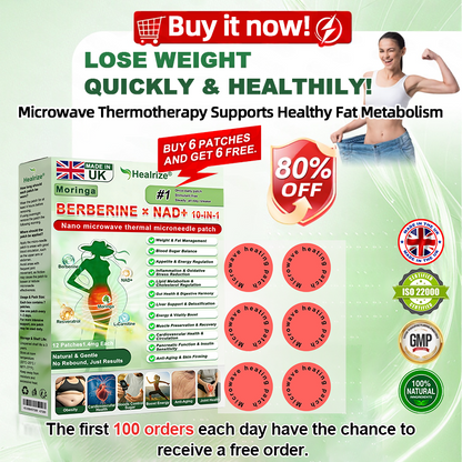 𝑶𝒇𝒇𝒊𝒄𝒊𝒂𝒍 𝑺𝒕𝒐𝒓𝒆  | 👨‍⚕️Healrize®𝑴𝒐𝒓𝒊𝒏𝒈𝗮 · 𝗕𝗲𝗿𝗯𝗲𝗿𝙞𝙣𝙚 × 𝙉𝘼𝐃+ 𝟏𝟎-𝐢𝐧-𝟏 𝗔𝗱𝘃𝗮𝗻𝗰𝙚𝙙 Nano Microwave Thermal Metabolic Patch(𝐉𝐮𝐬𝐭 𝐨𝐧𝐜𝐞 𝐚 𝐝𝐚𝐲, 𝐯𝐢𝐬𝐢𝐛𝐥𝐞 𝐜𝐡𝐚𝐧𝐠𝐞𝐬 𝐢𝐧 𝟕 𝐝𝐚𝐲𝐬） ✅ 𝐅𝐨𝐫 𝐨𝐛𝐞𝐬𝐢𝐭𝐲, 🅛🅞🅞🅢🅔 🅢🅚🅘🅝,𝐝𝐢𝐚𝐛𝐞𝐭𝐞𝐬, 𝐬𝐥𝐞𝐞𝐩 𝐚𝐩𝐧𝐞𝐚, 𝐣𝐨𝐢𝐧𝐭 𝐢𝐬𝐬𝐮𝐞𝐬, 𝐚𝐧𝐝 𝐦𝐨𝐫𝐞 🌞