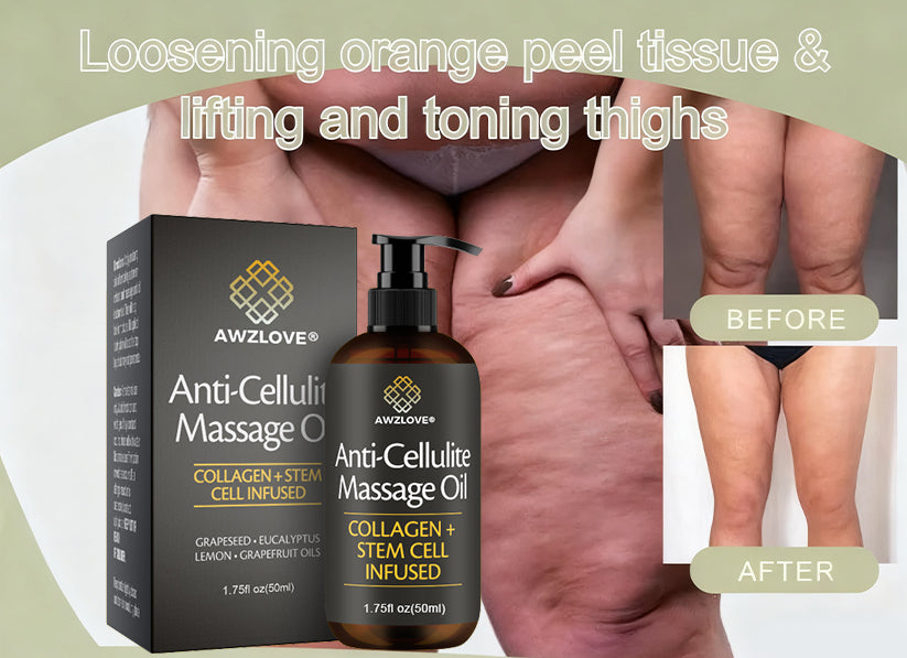 Awzlove® Luxurious Collagen & Stem Cell Anti-Cellulite Massage Oil🎉 (🔥70% Off for a Limited Time!) 💜