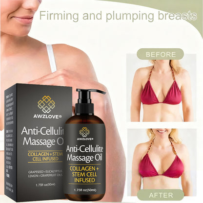 Awzlove® Luxurious Collagen & Stem Cell Anti-Cellulite Massage Oil🎉 (🔥70% Off for a Limited Time!) 💜