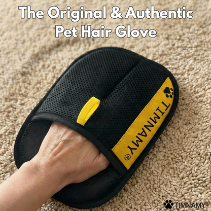 TIMNAMY® Electrostatic Pet Hair Removal Glove – Lifts Embedded Fur in Seconds,🚨 Reusable & Washable, Works on Sofas, Clothes & Cars🩵