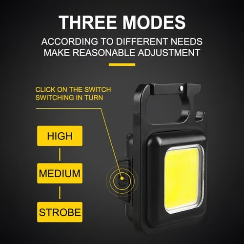 Last Day Promotion 50% OFF🔥TIMNAMY® Multifunctional Keychain Rechargeable Light