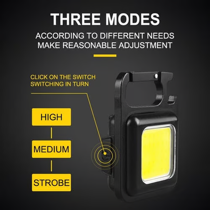 Last Day Promotion 50% OFF🔥TIMNAMY® Multifunctional Keychain Rechargeable Light