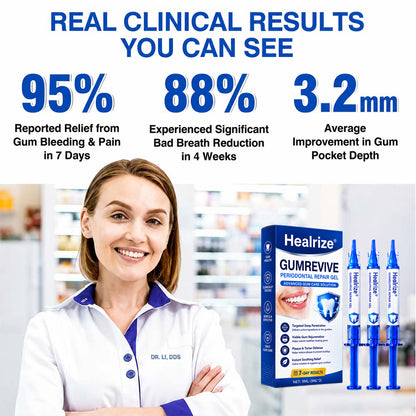 Healrize® GumRevive Periodontal Repair Gel (for bleeding gums, receding gums, and loose teeth)🥰☀️