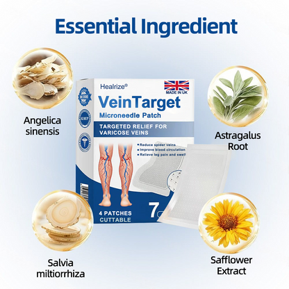 🇬🇧👨‍⚕️👍✅Healrize® VeinTarget Microneedle Patch⚡Instant Relief, Long-Term Results🍉❤️