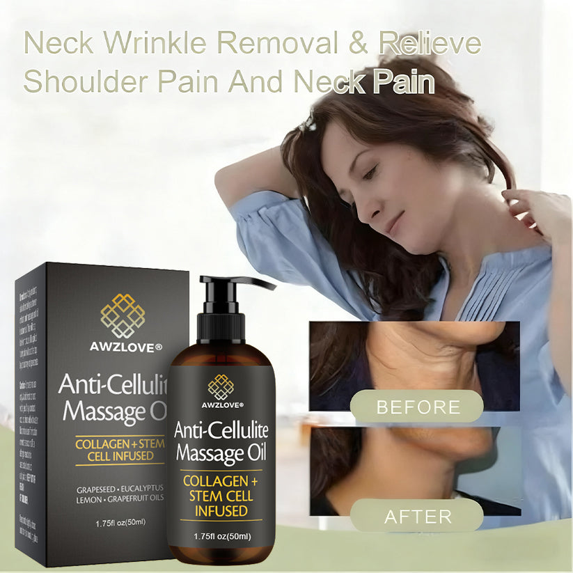 Awzlove® Luxurious Collagen & Stem Cell Anti-Cellulite Massage Oil🎉 (🔥70% Off for a Limited Time!) 💜