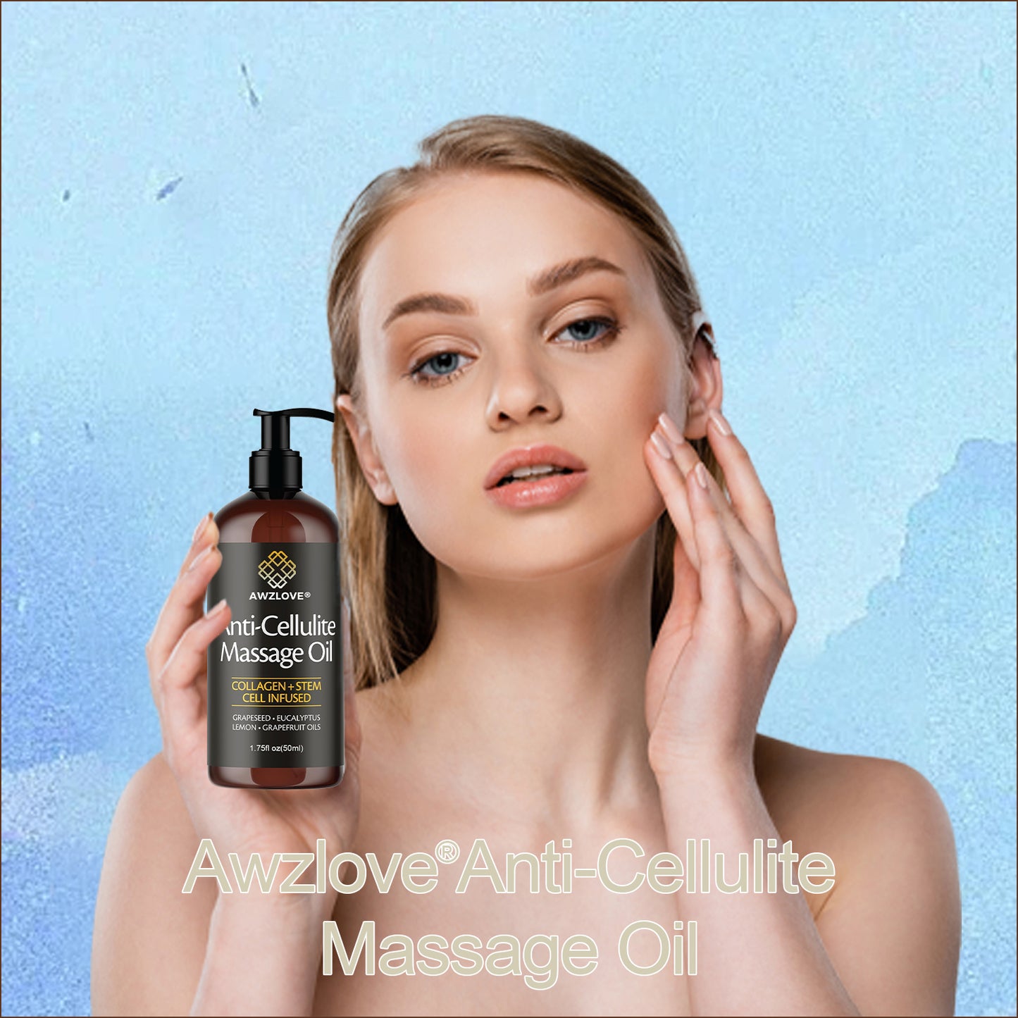 Awzlove® Luxurious Collagen & Stem Cell Anti-Cellulite Massage Oil🎉 (🔥70% Off for a Limited Time!) 💜