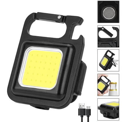 Last Day Promotion 50% OFF🔥TIMNAMY® Multifunctional Keychain Rechargeable Light