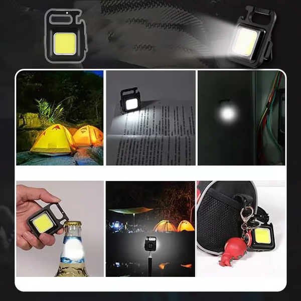 Last Day Promotion 50% OFF🔥TIMNAMY® Multifunctional Keychain Rechargeable Light